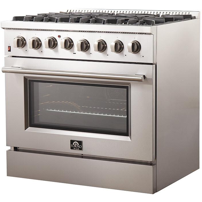  Forno Galiano Alta Qualita 36-inch Freestanding Dual Fuel Range with Convection Technology FFSGS6156-36 IMAGE 11