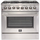  Forno Galiano Alta Qualita 36-inch Freestanding Dual Fuel Range with Convection Technology FFSGS6156-36 IMAGE 1