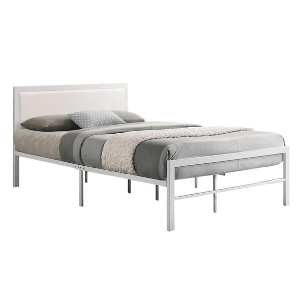 IFDC Twin Upholstered Platform Bed IF-142W-39 IMAGE 1