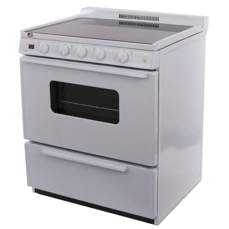 Premier 30-inch Freestanding Electric Range with 4 Elements EDS2X0OP-WHITE IMAGE 3