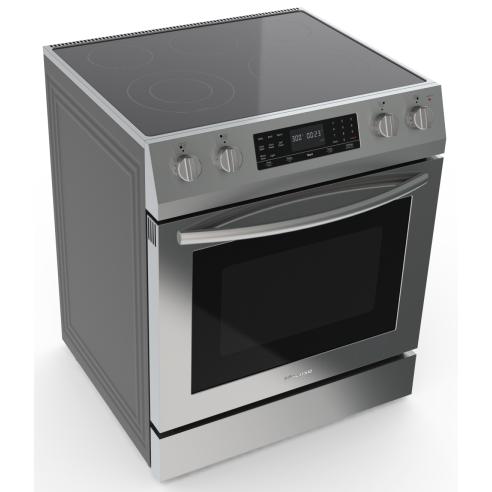 Hisense 30-inch Slide-in Electric Range with Convection Technology HER30F5CSS IMAGE 5