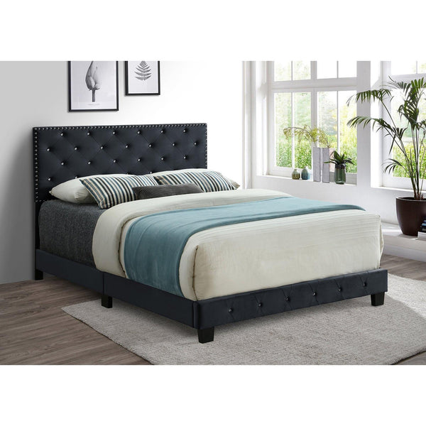 IFDC Queen Upholstered Platform Bed IF 5651 - 60 IMAGE 1