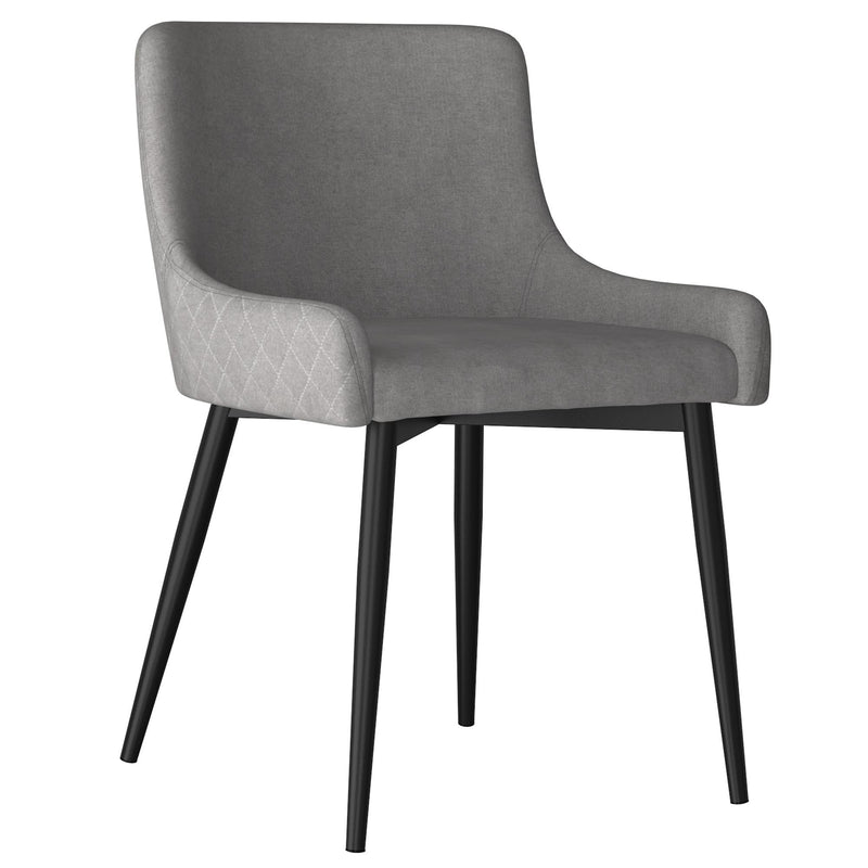 !nspire Bianca Dining Chair 202-086GY/BK IMAGE 1