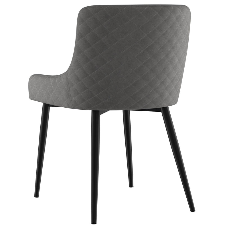 !nspire Bianca Dining Chair 202-086GY/BK IMAGE 3