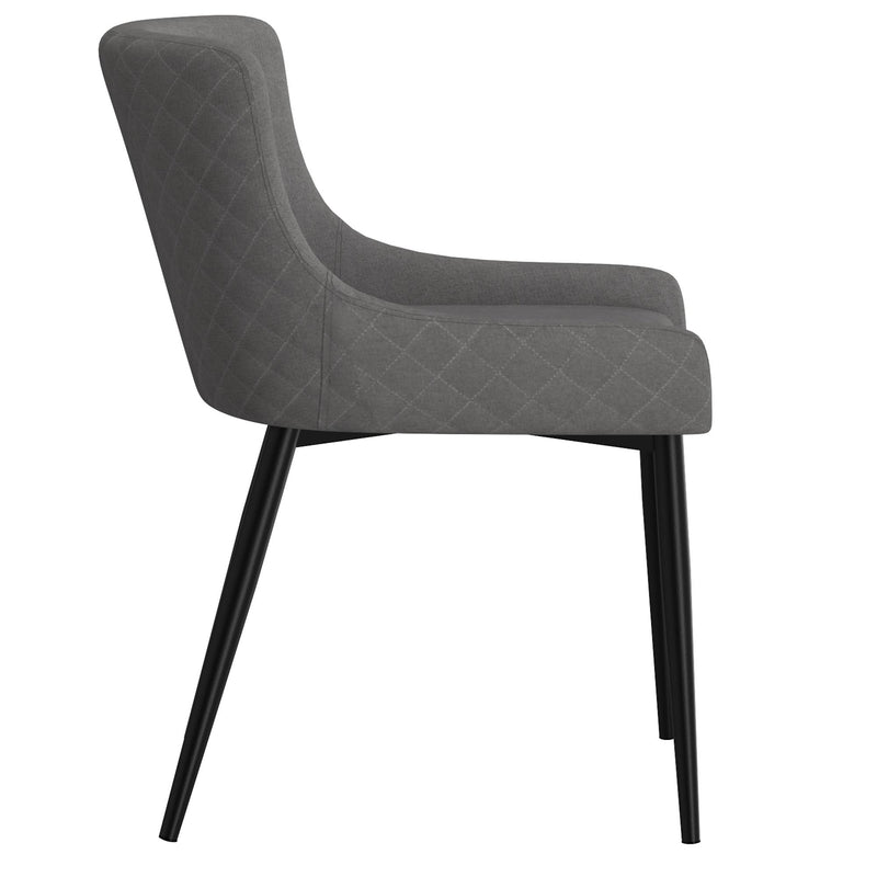 !nspire Bianca Dining Chair 202-086GY/BK IMAGE 4