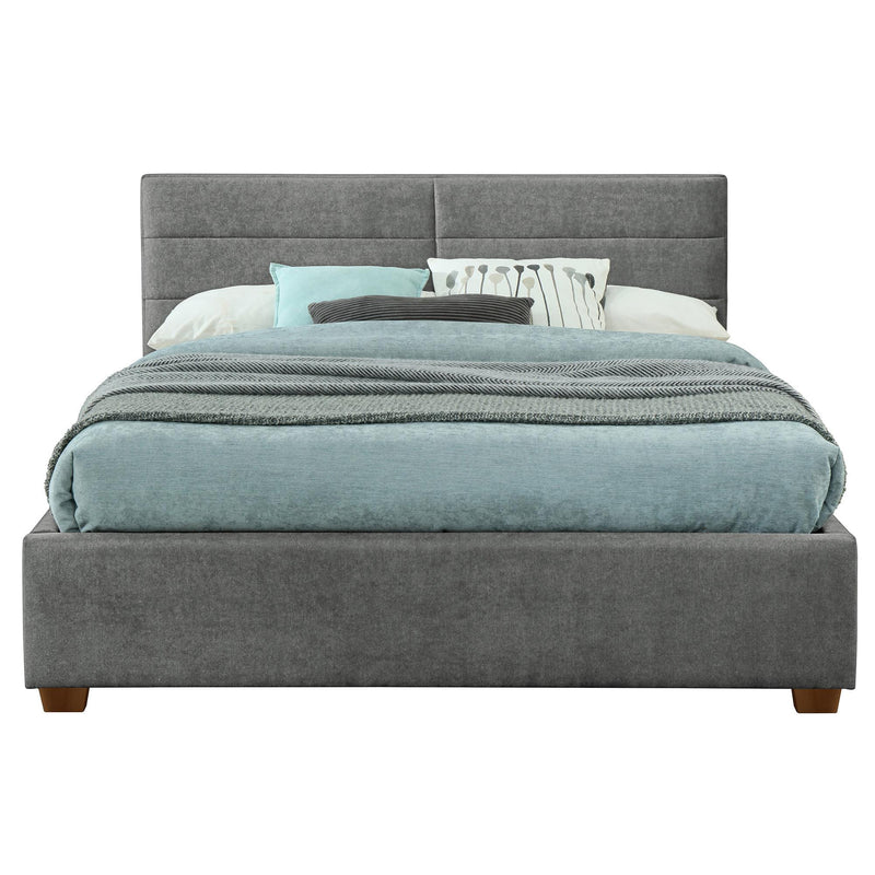!nspire Emilio Queen Upholstered Platform Bed with Storage 101-633Q-LG IMAGE 3