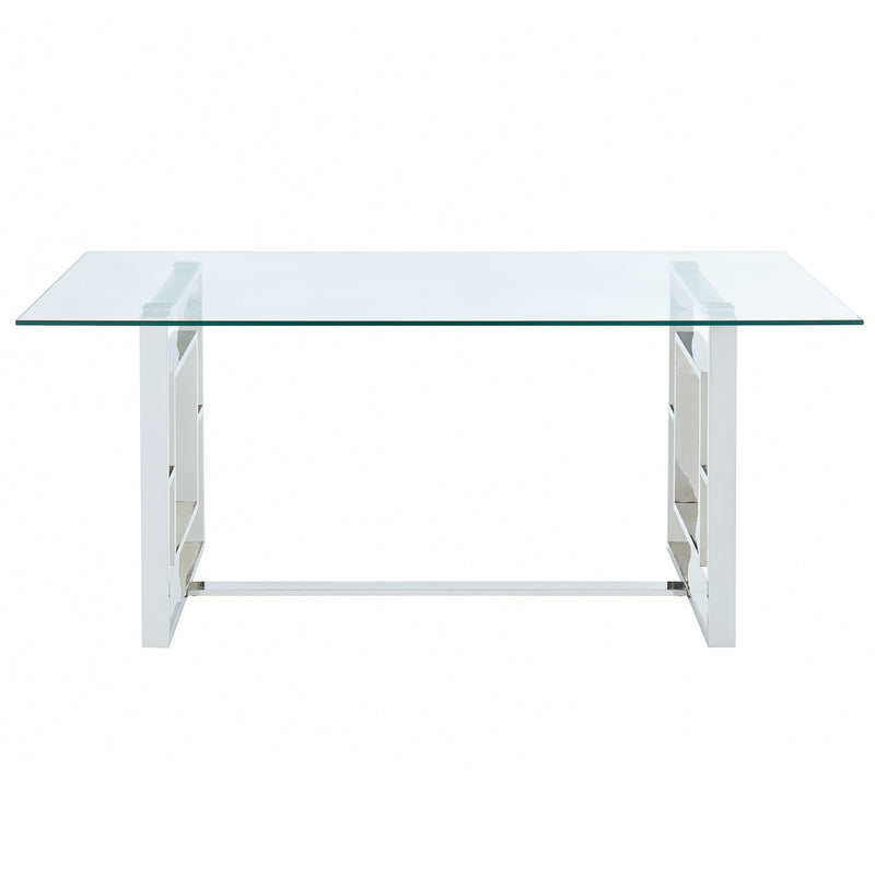!nspire Eros Dining Table with Glass Top 201-482CH IMAGE 3
