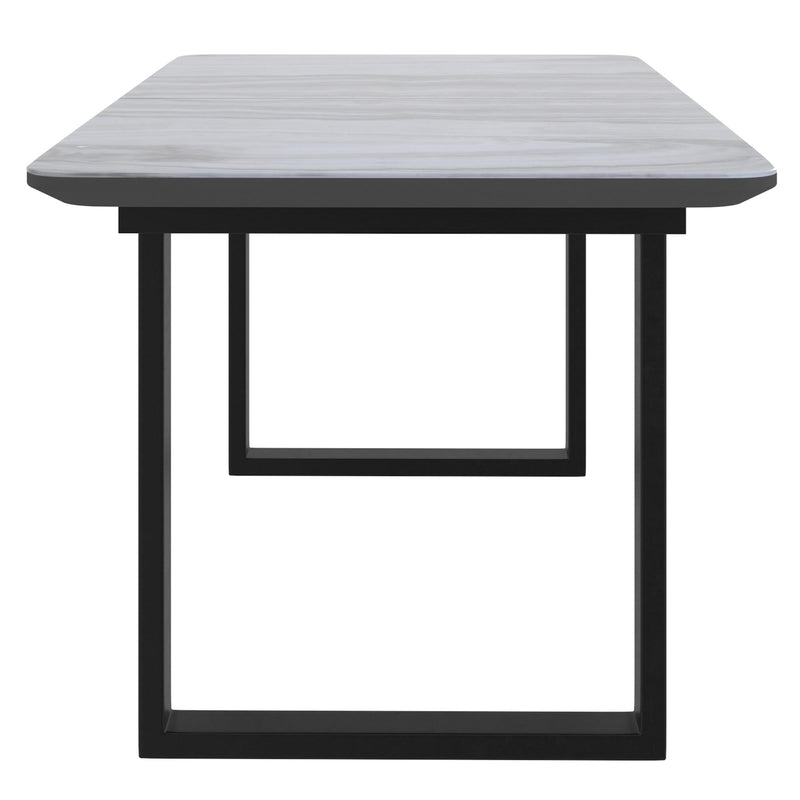 !nspire Gavin Dining Table with Glass Top 201-360BK IMAGE 6