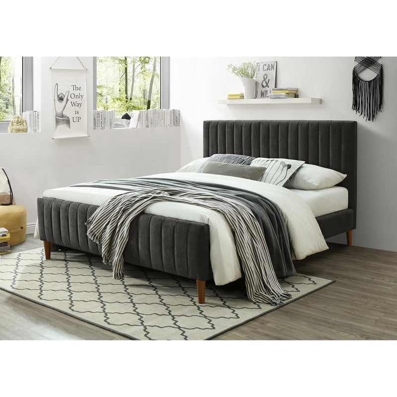 !nspire Hannah Queen Upholstered Platform Bed 101-622Q-CH IMAGE 2