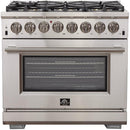  Forno Capriasca Alta Qualita 36-inch Freestanding Dual Fuel Range with Convection Technology FFSGS6187-36 IMAGE 1