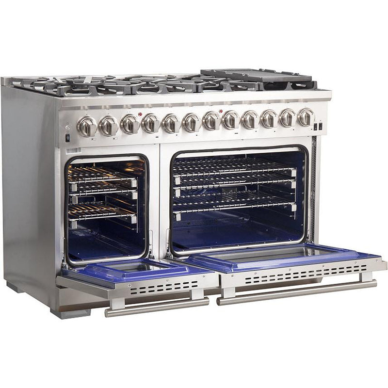  Forno Capriasca Alta Qualita 48-inch Freestanding Dual Fuel Range with Convection Technology FFSGS6187-48 IMAGE 3