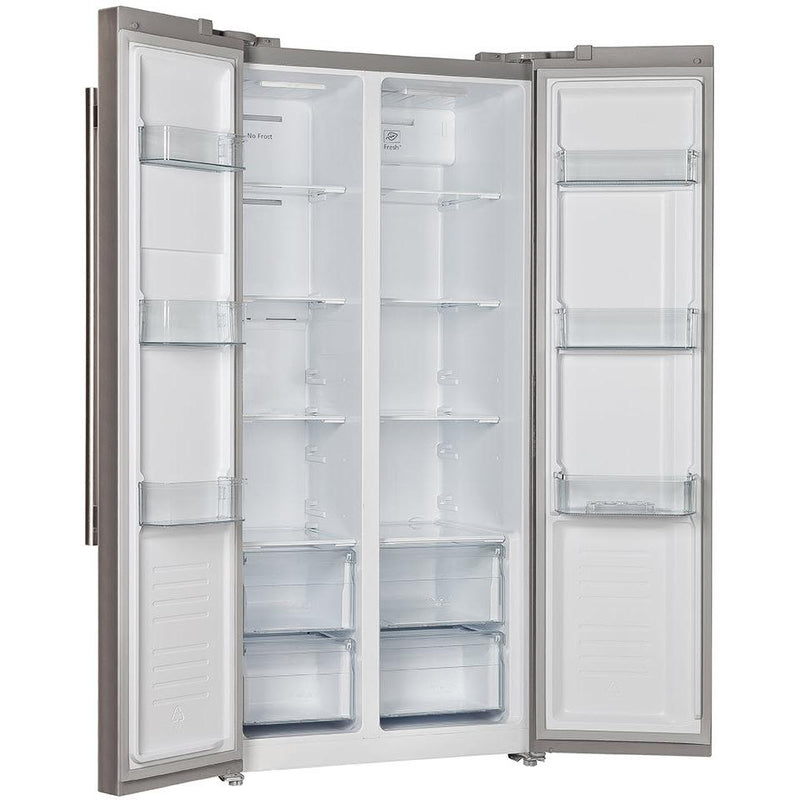  Forno 33-inch, 15.6 cu.ft. Freestanding Side-by-Side Refrigerator with LED Display on Door FFRBI1805-33SB IMAGE 3