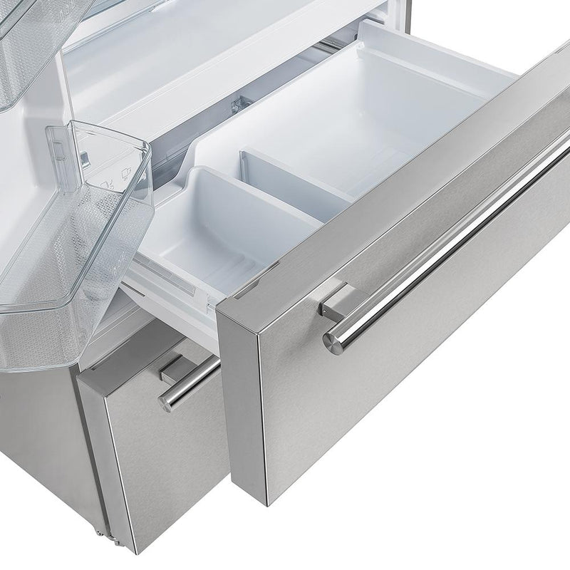  Forno 36-inch, 19.2 cu.ft. Freestanding French 4-Door with Interior Ice Maker FFRBI1820-36SB IMAGE 7