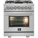  Forno 30-inch Freestanding Dual-Fuel Range with True Convection Technology FFSGS6125-30 IMAGE 1