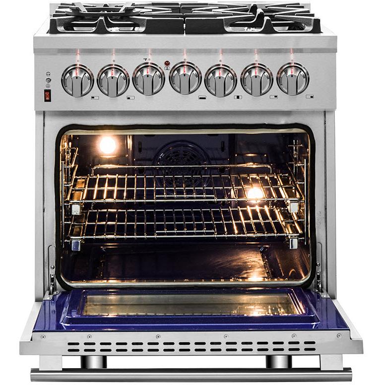  Forno 30-inch Freestanding Dual-Fuel Range with True Convection Technology FFSGS6125-30 IMAGE 2