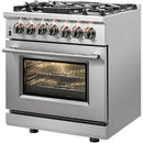  Forno 30-inch Freestanding Dual-Fuel Range with True Convection Technology FFSGS6125-30 IMAGE 3