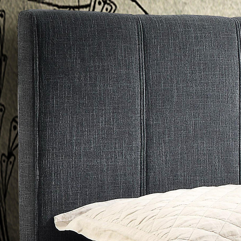 Worldwide Home Furnishings Rimo King Upholstered Platform Bed 101-268K-GY IMAGE 3