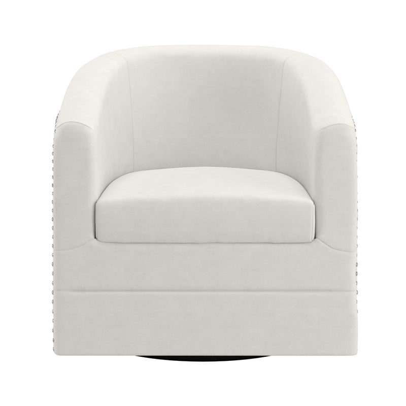 !nspire Velci Swivel Fabric Accent Chair 403-373IV IMAGE 3