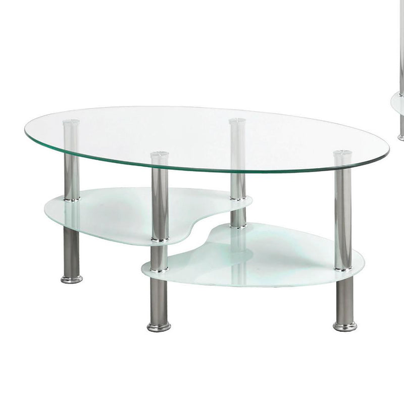 IFDC Occasional Table Set IF 2605 Occasional Table Set - White IMAGE 2