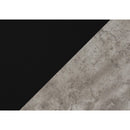Monarch I 7647 Computer Desk - Black/Concrete/Black IMAGE 4