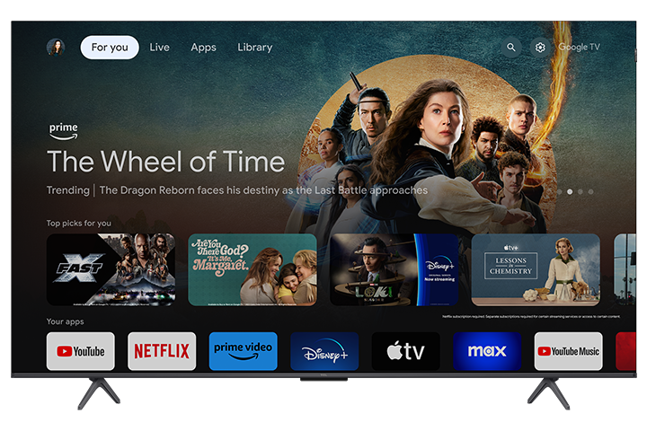 TCL Q-Class 4K UHD HDR QLED Smart TV with Google TV [OPEN BOX]