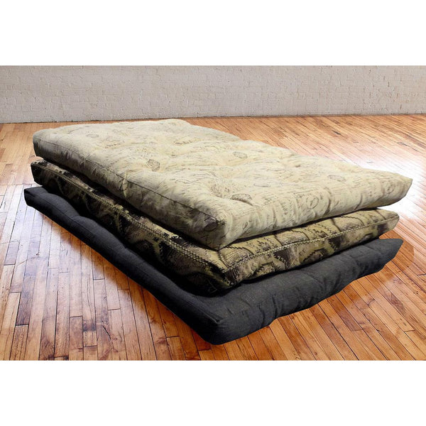 IFDC Futon Mattress 8" D Promotional Futon Mattress- Black IMAGE 1