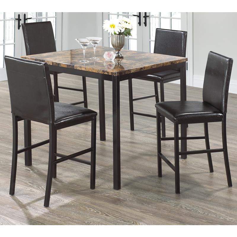 IFDC IF 1003 5 pc Counter Height Dining Set IMAGE 1