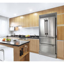  Forno 36-inch, 19.2 cu.ft. Freestanding French 4-Door Refrigerator with Interior Ice Maker FFRBI1820-40SG IMAGE 19