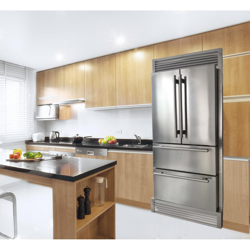  Forno 36-inch, 19.2 cu.ft. Freestanding French 4-Door Refrigerator with Interior Ice Maker FFRBI1820-40SG IMAGE 19