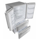  Forno 36-inch, 19.2 cu.ft. Freestanding French 4-Door Refrigerator with Interior Ice Maker FFRBI1820-40SG IMAGE 5