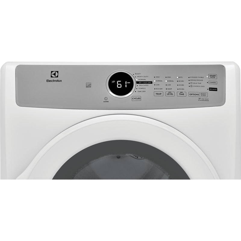 Electrolux 8.0 cu.ft. Electric Dryer with 7 Dry Programs ELFE7337AW IMAGE 2