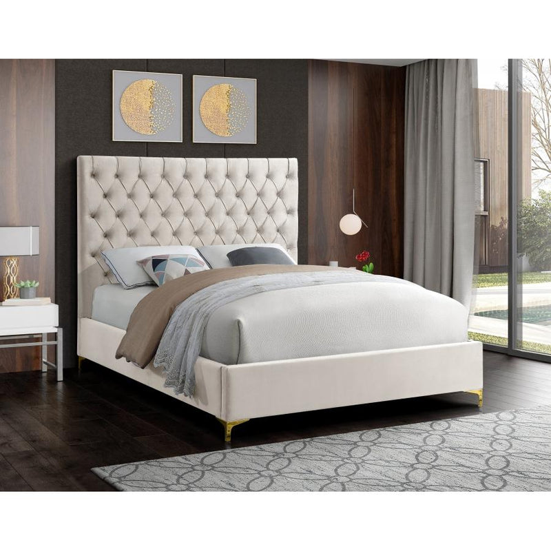 IFDC Queen Upholstered Bed IF 5642 - 60 IMAGE 3