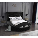 IFDC Queen Upholstered Platform Bed with Storage IF 5773 - 60 IMAGE 4