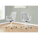 Monarch I 7294 Office Chair - White/Grey Mesh IMAGE 9