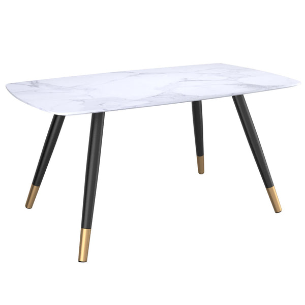 !nspire Emery Dining Table 201-294REC-WT IMAGE 1