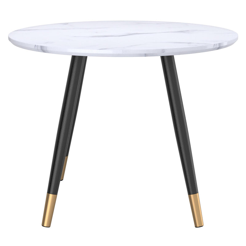 !nspire Round Emery Dining Table 201-294RND-WT IMAGE 3