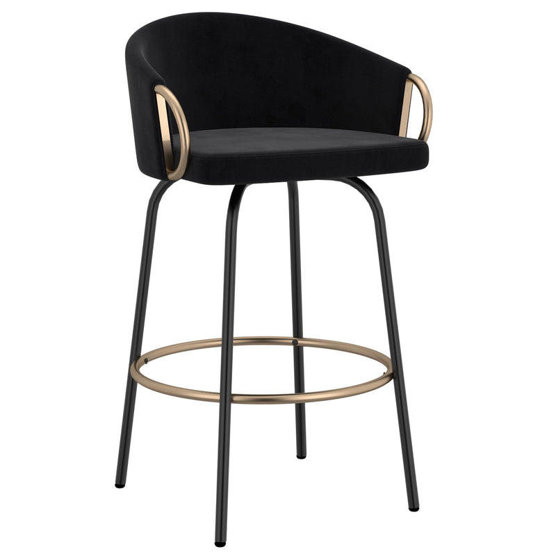 !nspire Lavo Counter Height Stool 203-560BLK IMAGE 1