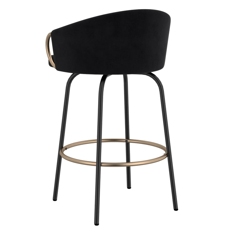 !nspire Lavo Counter Height Stool 203-560BLK IMAGE 3