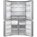  Hisense 36-inch, 21.5 cu. ft. Counter-Depth French 4-Door Refrigerator RQ22N6ASD IMAGE 3
