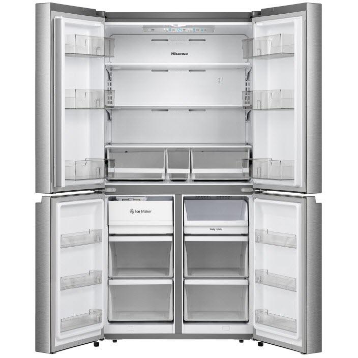Hisense 36-inch, 21.5 cu. ft. Counter-Depth French 4-Door Refrigerator RQ22N6ASD IMAGE 3