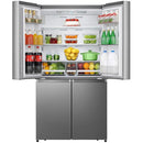  Hisense 36-inch, 21.5 cu. ft. Counter-Depth French 4-Door Refrigerator RQ22N6ASD IMAGE 4