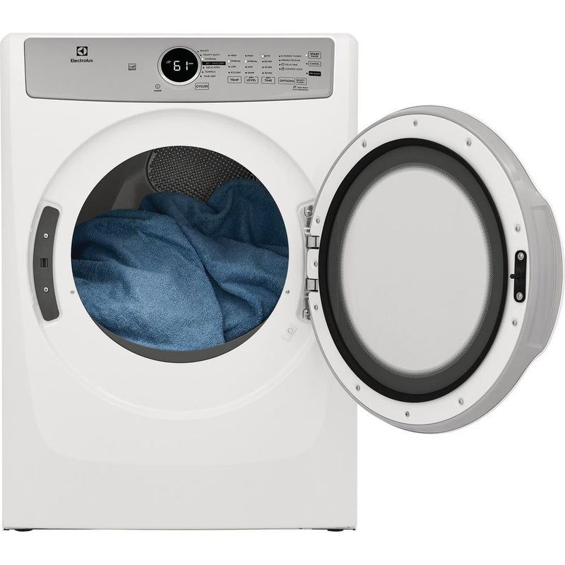 Electrolux 8.0 cu.ft. Electric Dryer with Luxury-Quiet™ Sound System ELFE733CAW IMAGE 8