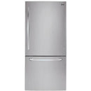  LG 30-inch, 22.1 cu.ft. Freestanding Bottom Freezer Refrigerator with Multi-Air Flow System LRDNS2200S IMAGE 1