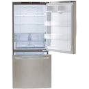  LG 30-inch, 22.1 cu.ft. Freestanding Bottom Freezer Refrigerator with Multi-Air Flow System LRDNS2200S IMAGE 2