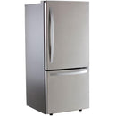  LG 30-inch, 22.1 cu.ft. Freestanding Bottom Freezer Refrigerator with Multi-Air Flow System LRDNS2200S IMAGE 3