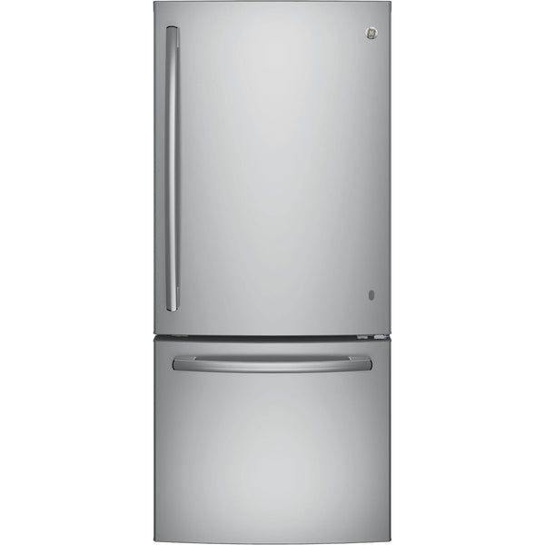 GE 20.9 cu.ft. Bottom Mount Refrigerator with LED Lighting GBE21AYRKFS IMAGE 1