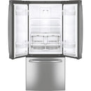 GE 20.8 cu. ft. French Door Three-Door Refrigerator. cu. GNE21DYRKFS [OPEN BOX]