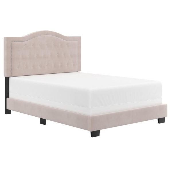 Worldwide Home Furnishings Pixie Full Upholstered Panel Bed 101-296D-BSH IMAGE 1