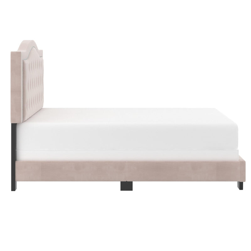 Worldwide Home Furnishings Pixie Full Upholstered Panel Bed 101-296D-BSH IMAGE 4