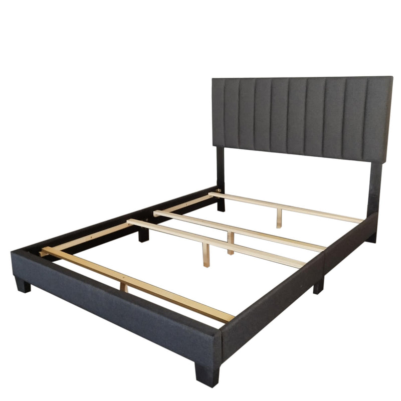 Worldwide Home Furnishings Jedd Full Upholstered Panel Bed 101-297D-CHL IMAGE 6